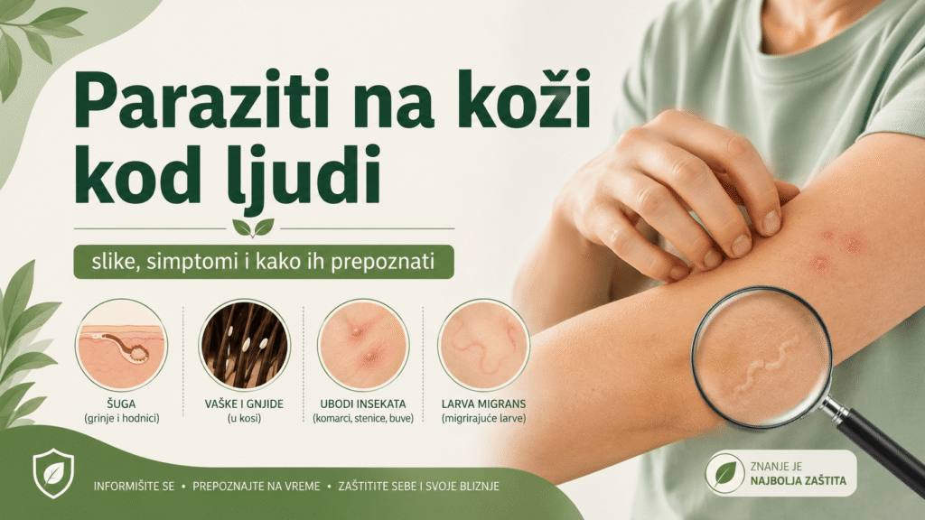 Paraziti na kozi kod ljudi naslovna slika